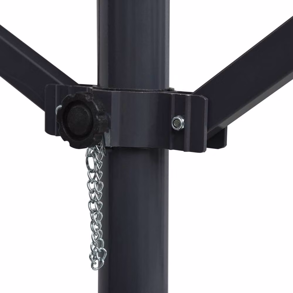 Berkfield Home Free Standing Awning in Anthracite Black, W: 500 cm, D: 300 cm – 4