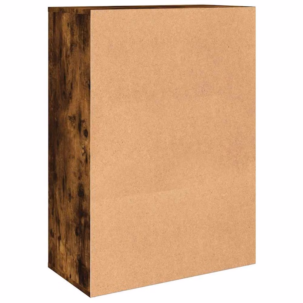 Berkfield Home Set of 2 Smoked Oak Sideboards in Brown, W/D/H: 60 x 31 x 84 cm – 5