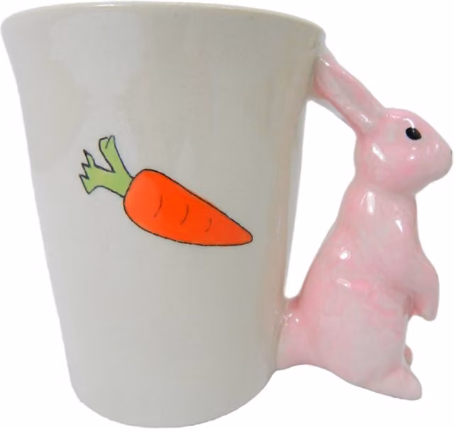 On Trade Winds White Ceramic Rabbit Mug