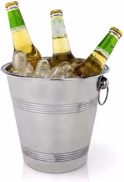 FLAVORA 4 l Stainless Steel Wine Cooler in Silver