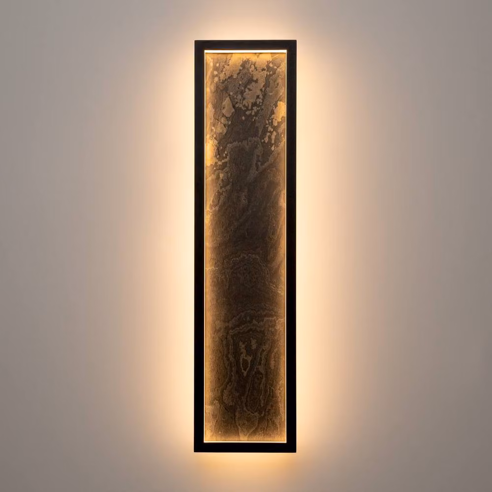 Netlighting Orign Modern Integrated LED Wall Lamp, Black, 800lm, 3000K – 2