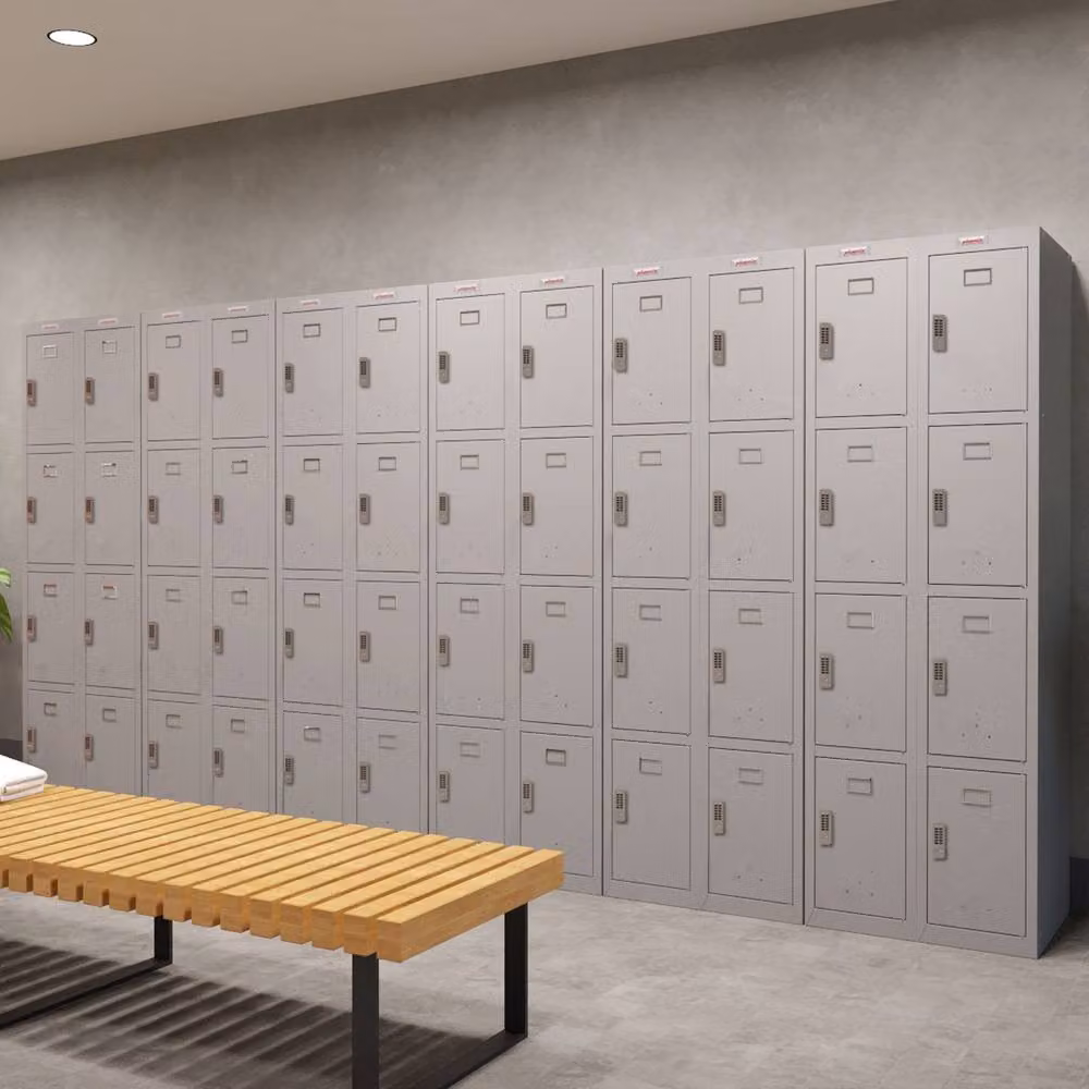 Phoenix Safe Company PL1433GGE Personal Locker in Grey with Electronic Lock and Internal Shelves, H 180 cm x W 100 cm – 3