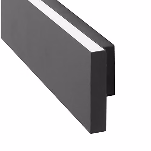 Netlighting Thin LED Up Down Wall Light Black 6.4W 3000K 215lm – 2