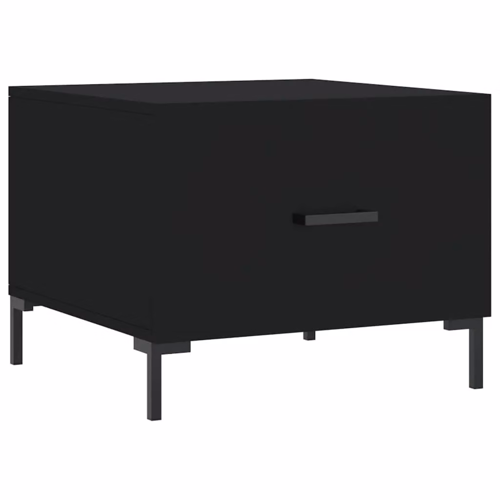 Berkfield Home Modern Black Square Coffee Table, W/D/H: 50 x 50 x 40 cm – 2