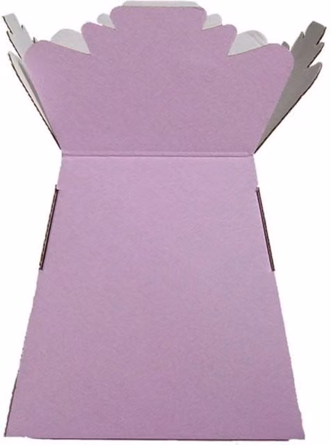 Kingsbury Gifts Flower Transporter Box Living Vase in Purple