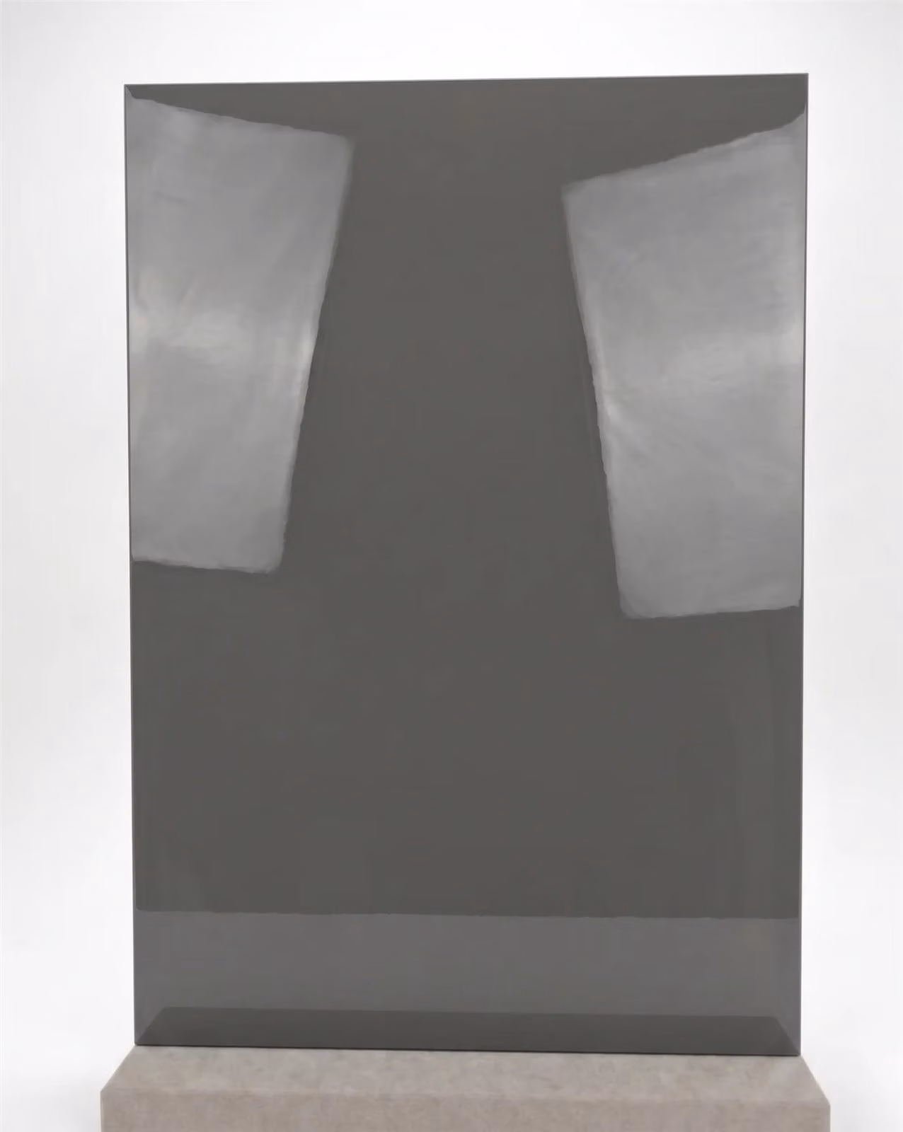 Gloss Dust Grey MDF Kitchen Cabinet Replacement Door with 300mm Gola Handleless Design