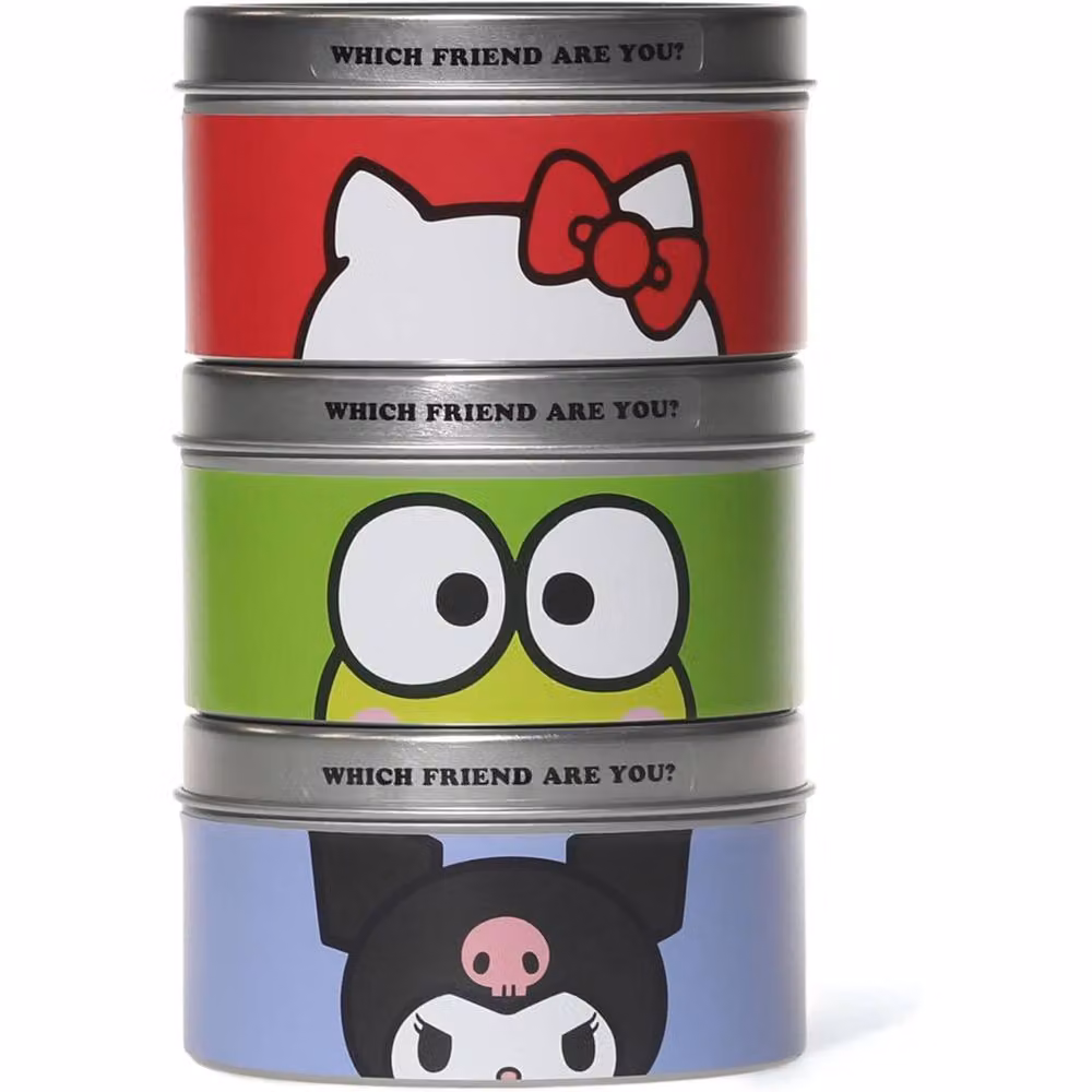 Hello Kitty Scented Stackable Candle Set, 3 x 90g, Multicolour Fruity and Gourmand Trio – 2