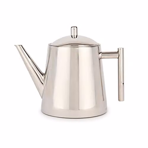La Cafetiere Stainless Steel Infuser Teapot, 1.5 l, Silver
