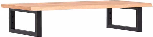 Berkfield Home Wall Mounted Basin Shelf in Brown Oak and Steel – 1