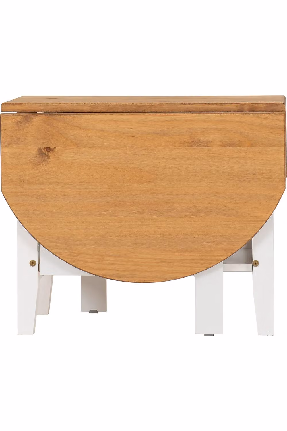 Seconique Santos Drop Leaf Coffee Table in White and Waxed Pine – 3