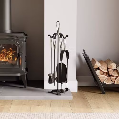 Fire Vida Buxton 5-Piece Companion Set in Black and Nickel – 4