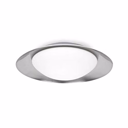 Netlighting Faro Barcelona Side LED Ceiling Lamp, Grey and White, Diameter: 45 cm, 20W