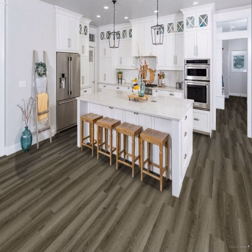 Firmfit Grey Wood Effect Click Lock Luxury Vinyl Tile Plank 5mm – 3