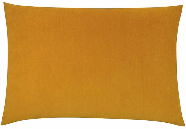 Furn Contra Rectangular Velvet Cushion in Yellow, W/H: 60 x 40 cm – 2