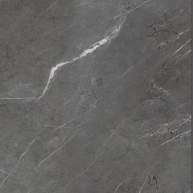 Guardian Click Marbled Stone Look Vinyl Flooring Tiles in Grey, Pack of 6, W: 45.7 cm x D: 20.0 cm