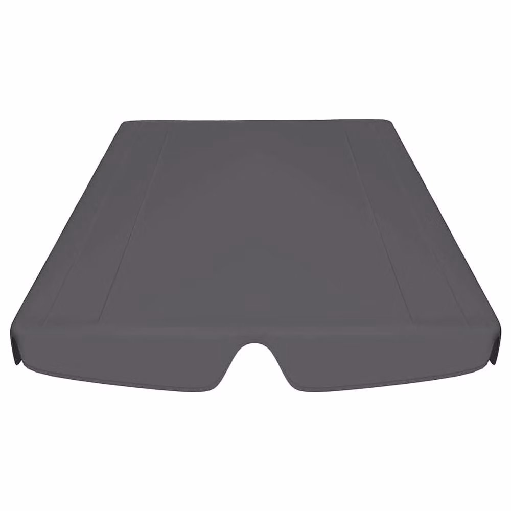 Berkfield Home Replacement Canopy for Garden Swing in Anthracite Grey, PVC-Coated Polyester – 3