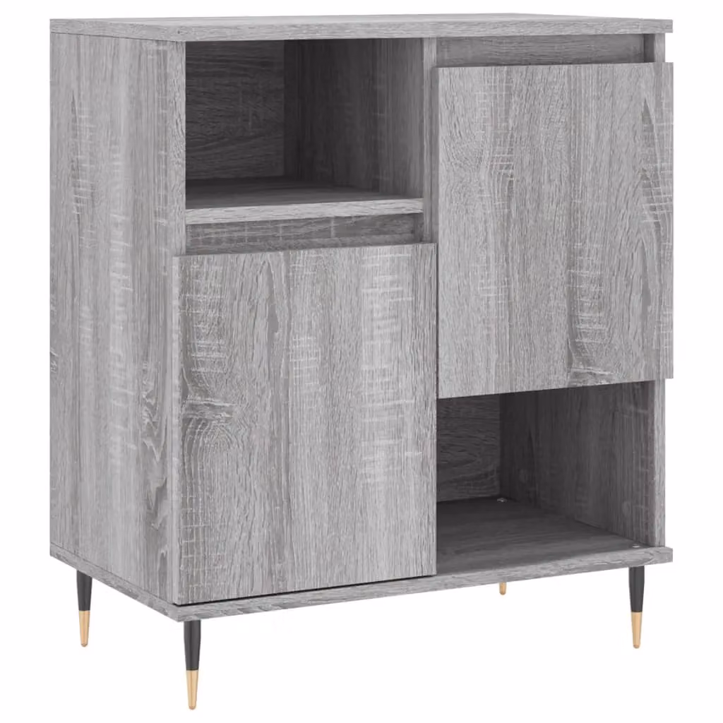 Berkfield Home Grey Sonoma Sideboard in Engineered Wood W/D/H: 60 x 35 x 70 cm – 2