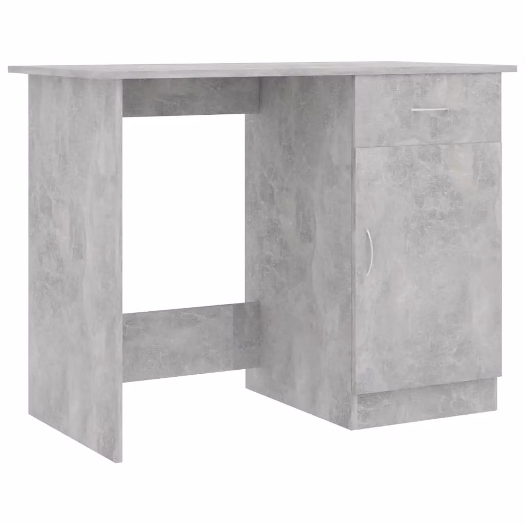 Berkfield Home Modern Writing Desk in Grey, W/D/H: 100 x 50 x 76 cm – 2