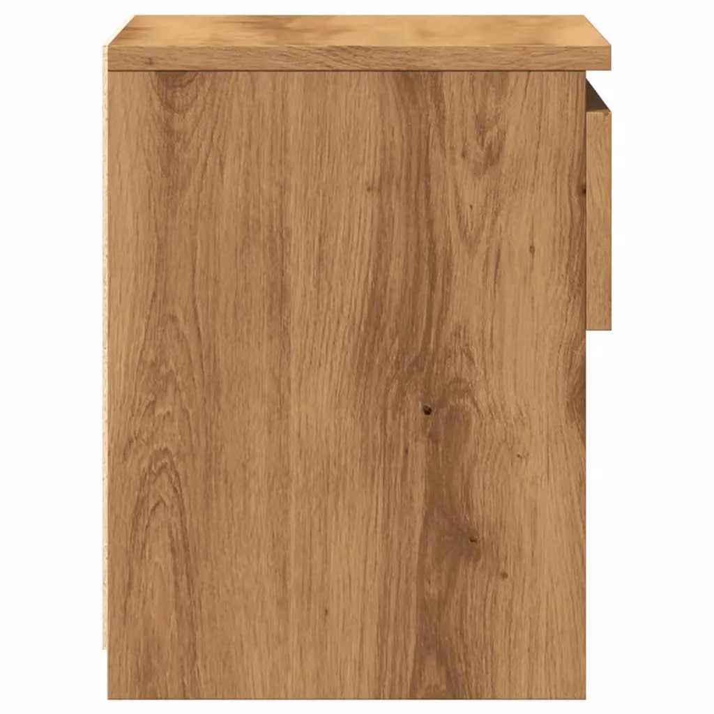 Berkfield Home Artisan Oak Bedside Cabinets, Set of 2, Brown, W/D/H: 40 x 30 x 39 cm – 5
