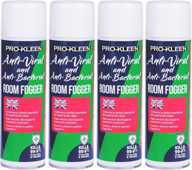 Pro-Kleens Anti-Viral and Anti-Bacterial Fogger, Clear, 2kg