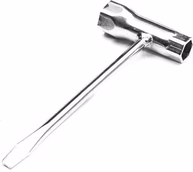 SPETLEK Silver Spark Plug Spanner Screwdriver for Chainsaw Repair
