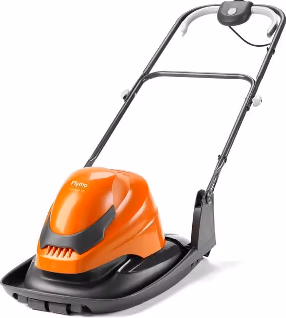 Flymo Hover Lawn Mower, Orange