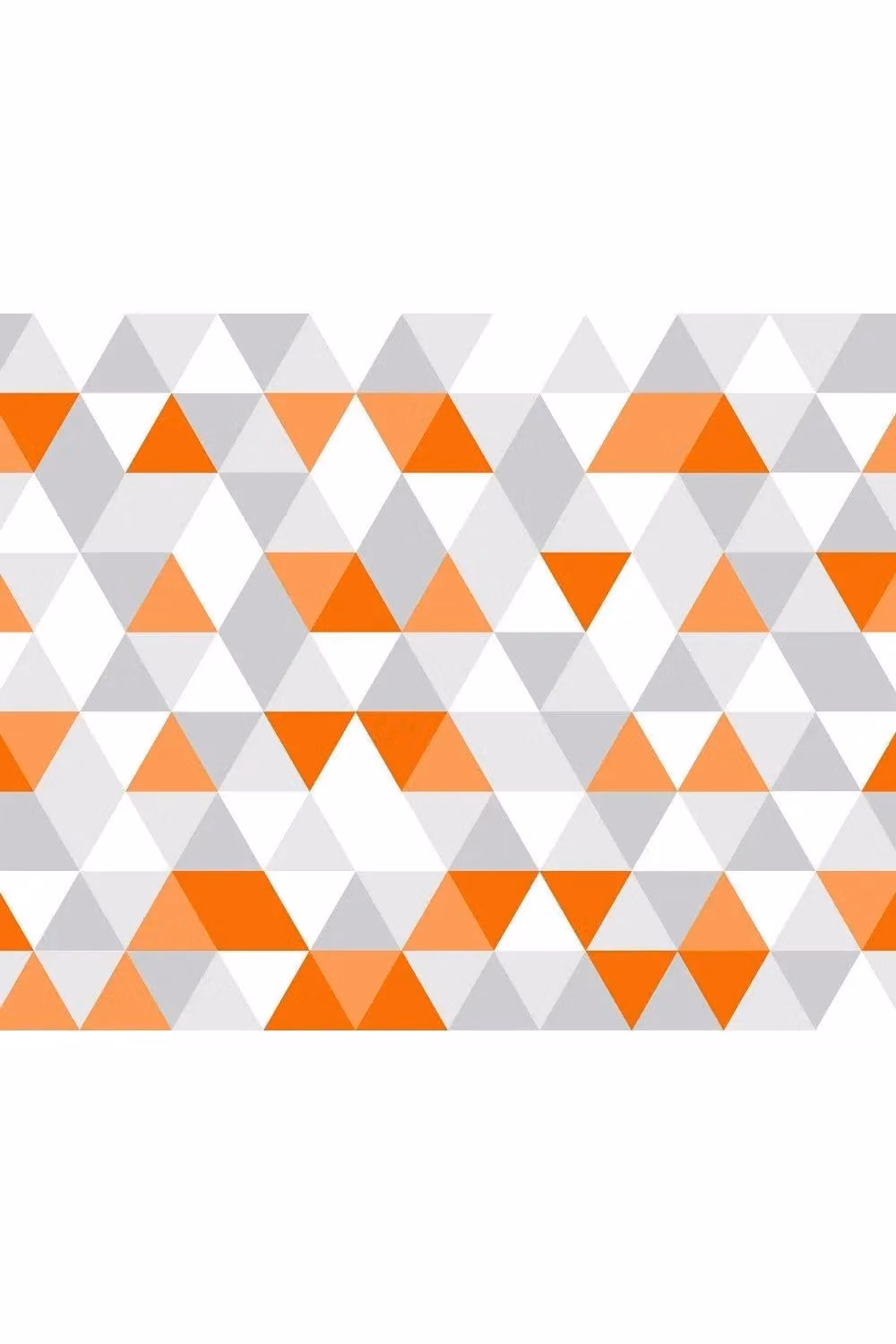Origin Murals Geometric Abstract Wall Mural in Orange, W: 300 cm, H: 240 cm – 2