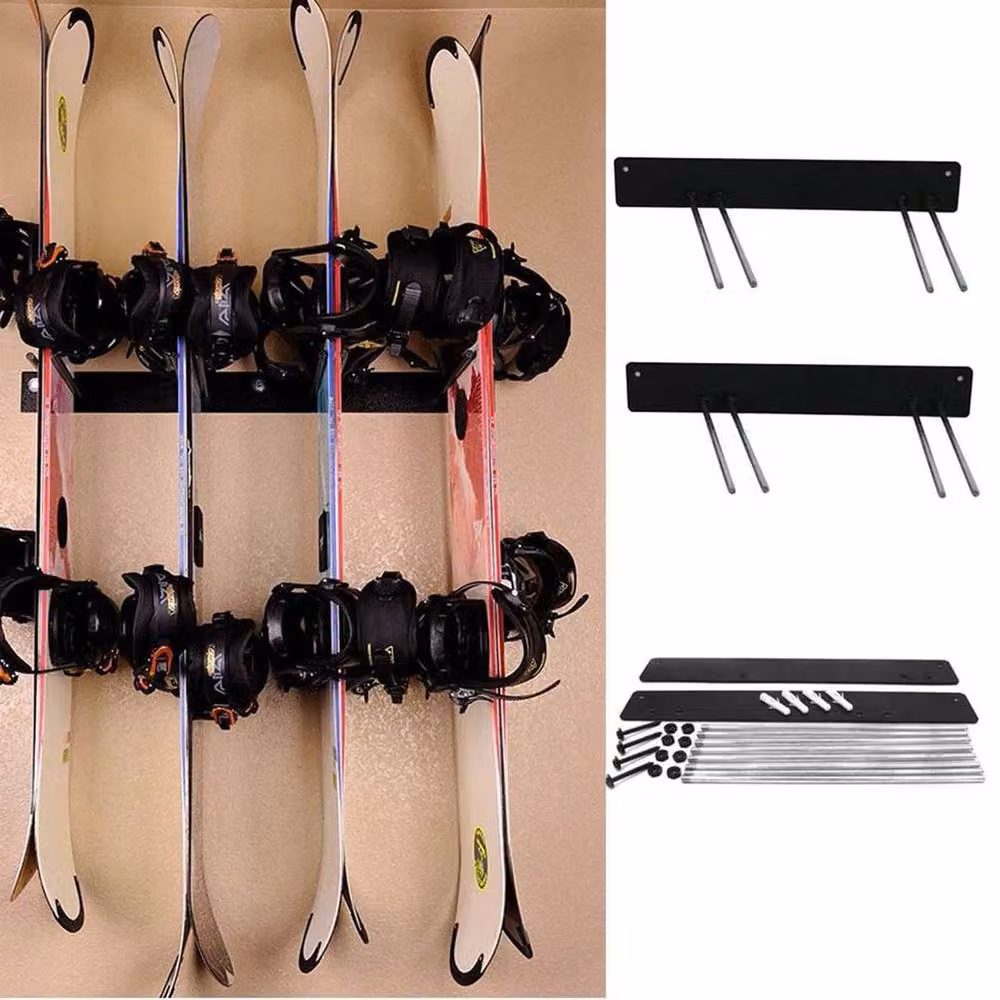 SPETLEK Wall Mounted Snowboard Rack Storage in Black – 2