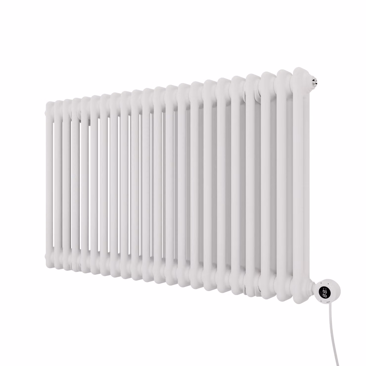 Agadon Kylo 2 Column Electric Radiator in White, W/H: 60.0 x 101.0 cm – 2