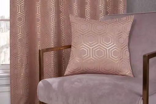New Edge Blinds Element Cushion Cover in Pink, W/D/H: 43 x 43 x 43 cm – 2