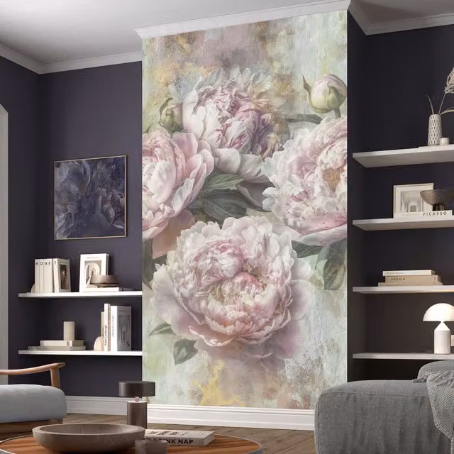 Erismann Floral Symphony Wallpaper in Pink