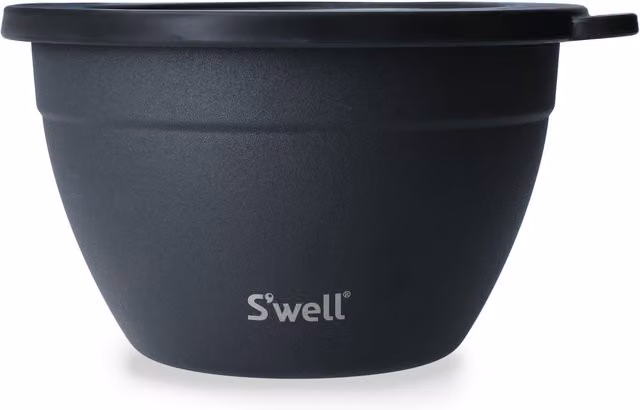 S'well Onyx Salad Bowl Kit in Black, 1.9 l – 1