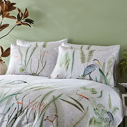 Paoletti Aaliyah Single Cotton Duvet Cover and Pillowcase Set, Multicolour, Pillowcase: 50 x 75 cm – 2