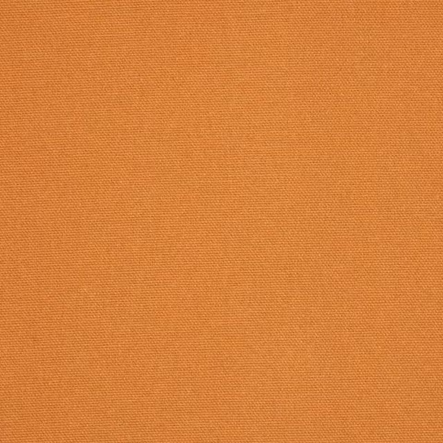 Homescapes Pure Cotton Plain Fabric, Orange, Width: 150 cm