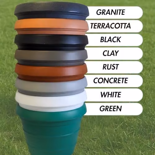Trifibre Classic Roto Moulded Planter Tub in Terracotta and Brown, Width: 86 cm, Depth: 63 cm – 4