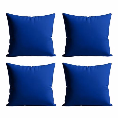 Snug City Waterproof Outdoor Square Garden Patio Cushion Set, Pack of 4, Blue, W/D/H: 60 x 60 x 60 cm – 6
