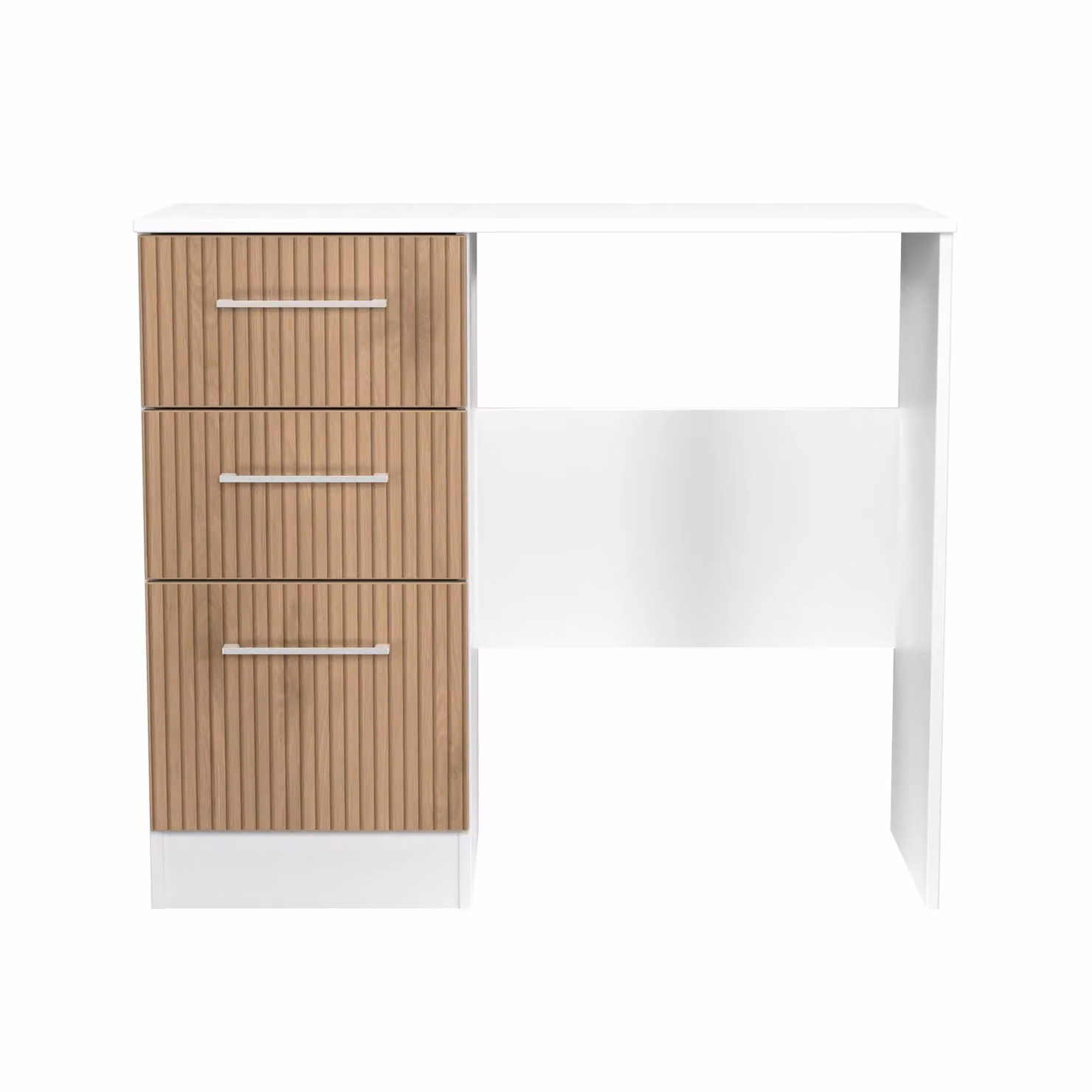 Ready Assembled 2 U Gloucester 3 Drawer Vanity in White – 2