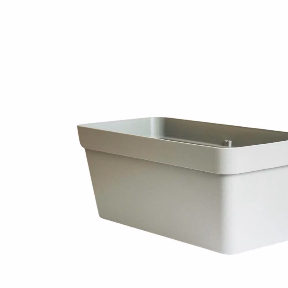 Lemon Pavilion Furniture and Decor Cleo Rectangle Flower Box, Green, W: 59 cm, D: 27.5 cm, H: 24.6 cm – 2