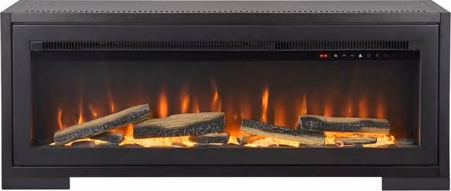 Acantha Vision Electric Media Stove in Black