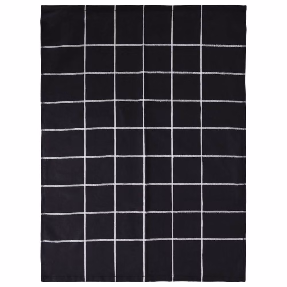Berkfield Home 12 Piece Black Cotton Towel Set – 5