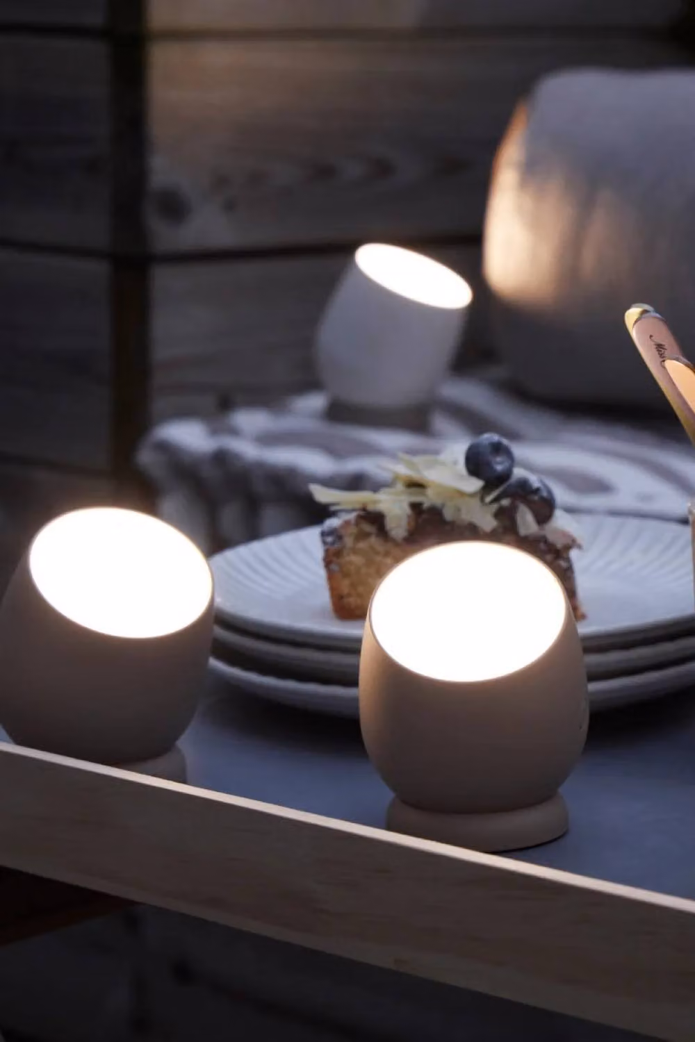 Kreafunk Beam Portable and Rechargeable Tabletop Lamp in Sand/Beige – 3