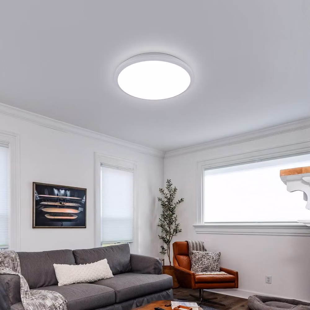 Goeco Round LED Ceiling Light, White, 36W, 6500K, IP54, Diameter: 30 cm – 3