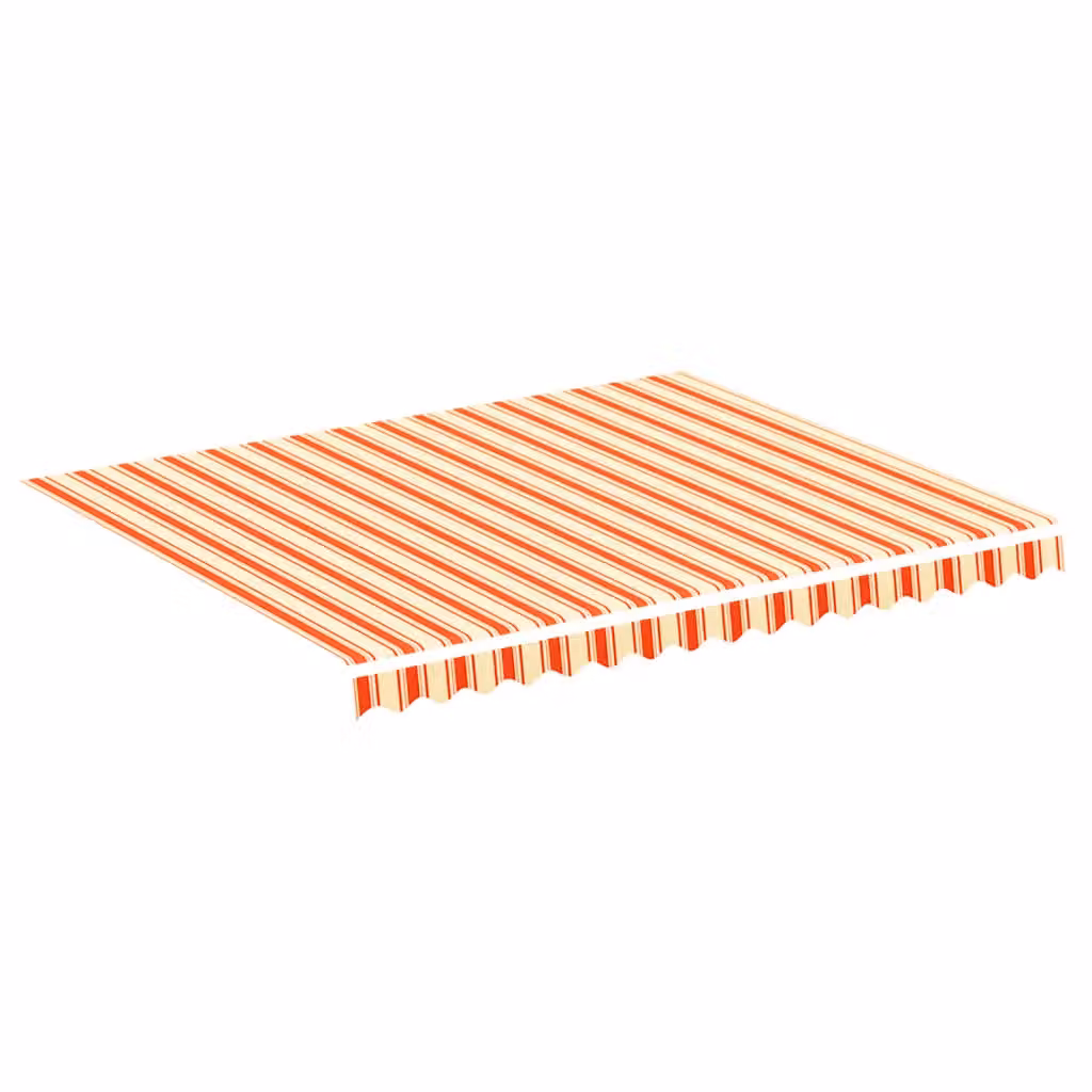 Berkfield Home Replacement Awning Fabric in Yellow and Orange, Polyester, W 300 cm x D 250 cm x H 200 cm – 2