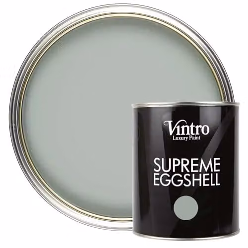 Vintro Satin Furniture Paint in Duck Egg Green-Blue, 1 Litre