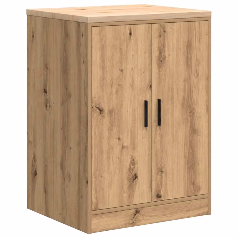 Berkfield Home Modern Garage Cabinets, 2 Piece Set in Artisan Oak Brown Engineered Wood – 2