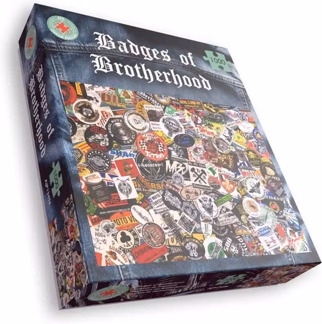 Badges of Brotherhood 1000 Piece Jigsaw Puzzle in Multicolour and Yellow