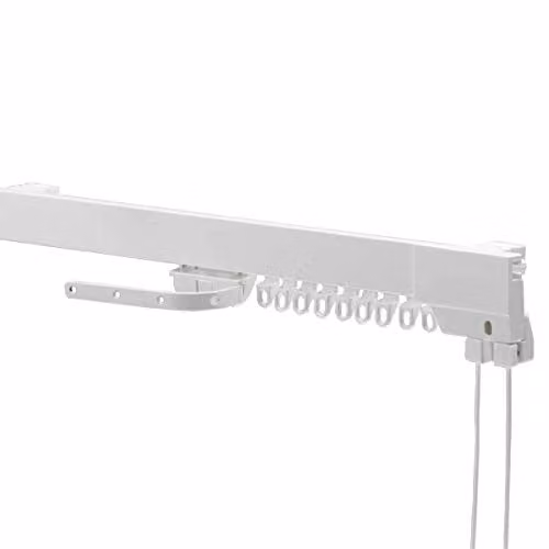 Swish Curtain Track Gliders, White, 10 Pack