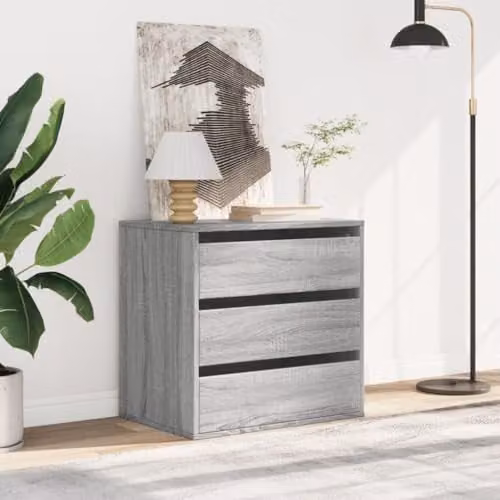 vidaXL Corner Chest of Drawers in Grey Sonoma, W: 60 cm, D: 41 cm, H: 58 cm – 2