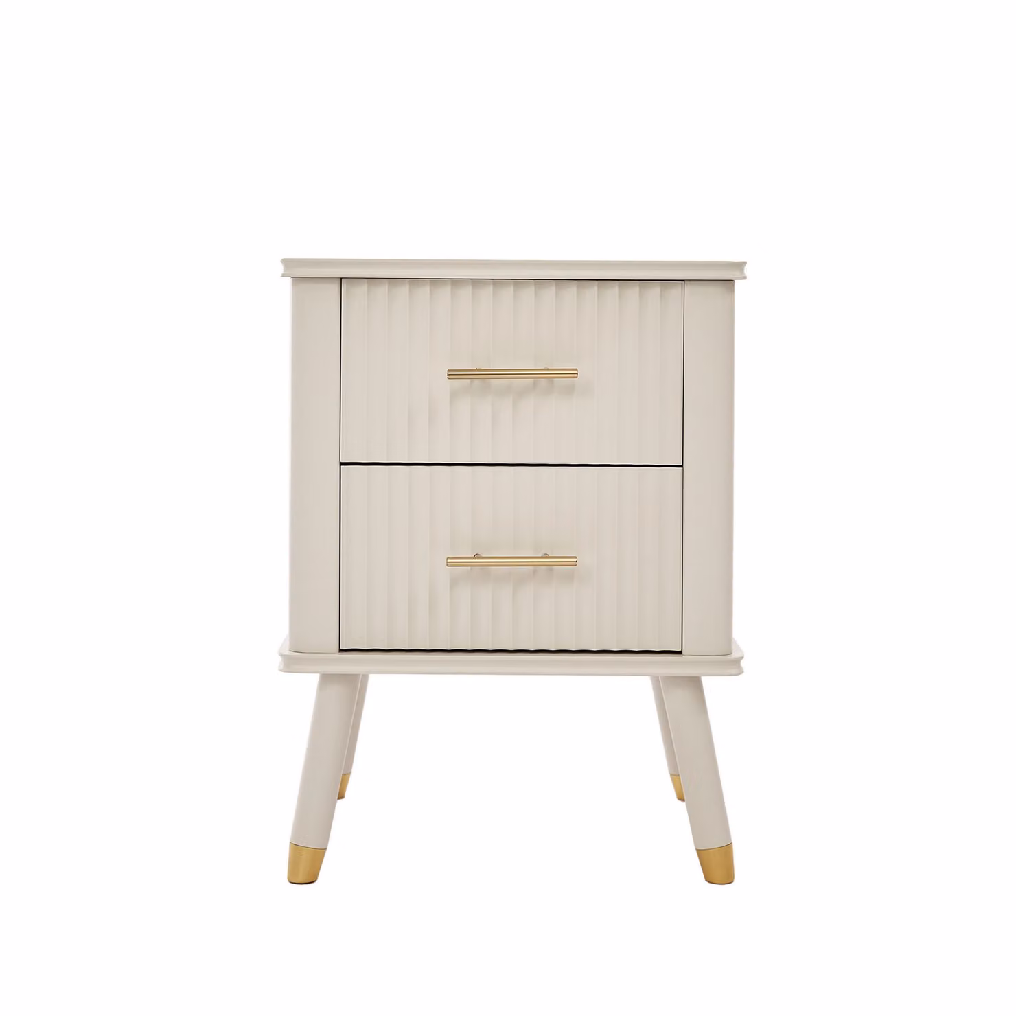 Cabinet Bits Cozzano 2 Drawer Bedside Table in White – 4