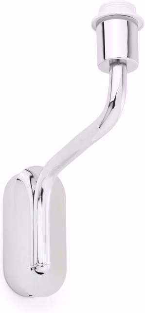 Netlighting Eterna Modern 1 Light Indoor Wall Light in Grey with Chrome Finish, E27
